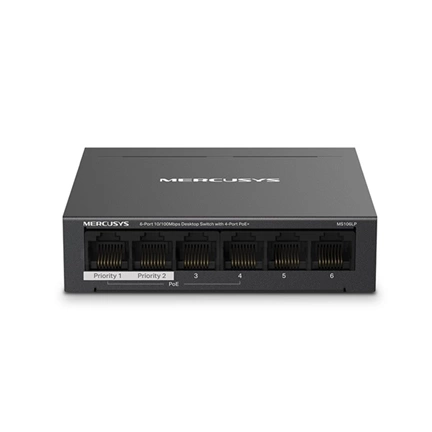 MERCUSYS MS106LP 6-Port 10/100Mbps Desktop Switch