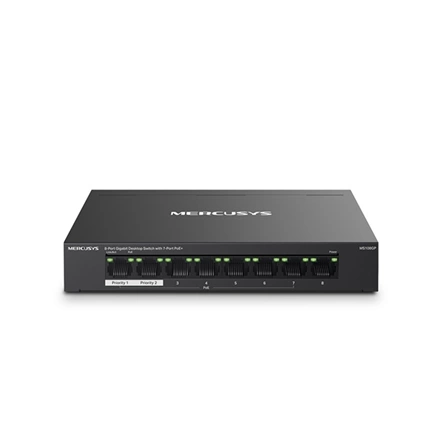 MERCUSYS MS108GP 8-Port Gigabit Desktop Switch with 7-Port PoE+