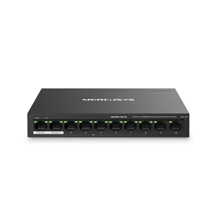 MERCUSYS MS110P 10-Port 10/100Mbps Desktop Switch