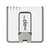 MIKROTIK mAP lite - Tiny size 2.4GHz Dual Chain access point with a 650MHz CPU, 64MB RAM and one Ethernet