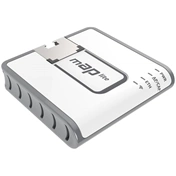 MIKROTIK mAP lite - Tiny size 2.4GHz Dual Chain access point with a 650MHz CPU, 64MB RAM and one Ethernet