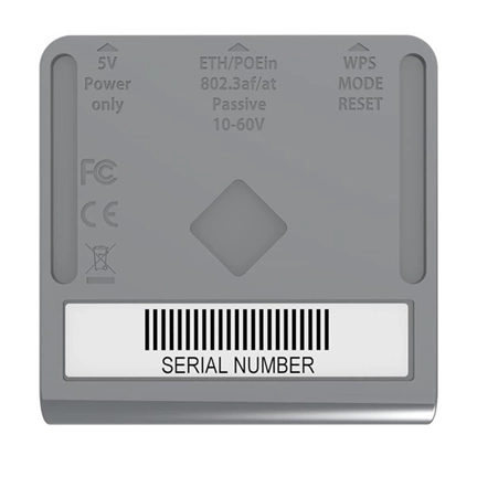 MIKROTIK mAP lite - Tiny size 2.4GHz Dual Chain access point with a 650MHz CPU, 64MB RAM and one Ethernet