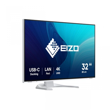 MON EIZO FlexScan EV3240X-WT 31,5" 3840 x 2160 fehér