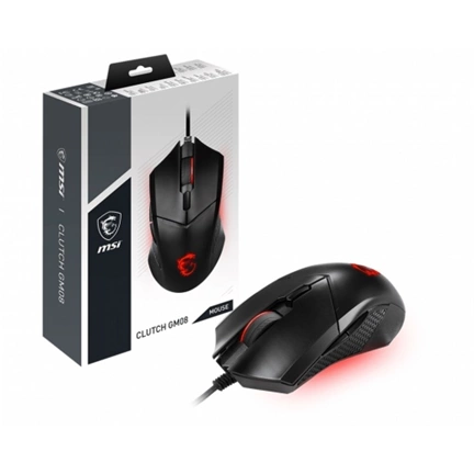 MSI Clutch GM08 Optical 3200 DPI Black