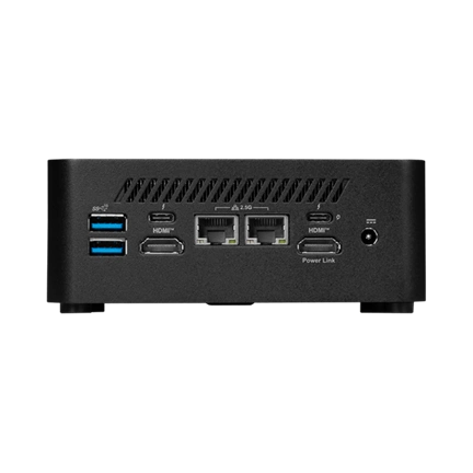 MSI Cubi NUC 1M barebone - Intel Core 7 150U, Wi-Fi 6E, Bluetooth, kártyaolvasó, 2db USB4, 2db Thunderbolt, 120W