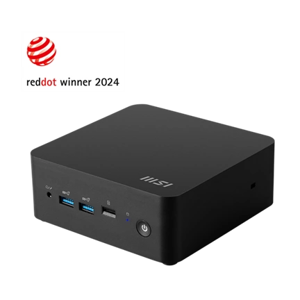 MSI Cubi NUC 1M barebone - Intel Core 7 150U, Wi-Fi 6E, Bluetooth, kártyaolvasó, 2db USB4, 2db Thunderbolt, 120W