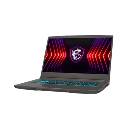 MSI Gaming NB Thin 15 B13VE-2854, 15.6" FHD 144Hz, i7-12650H, 16GB, 512GB M.2, RTX 4050 6GB, NOOS, Fekete