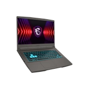 MSI Gaming NB Thin 15 B13VE-2854, 15.6" FHD 144Hz, i7-12650H, 16GB, 512GB M.2, RTX 4050 6GB, NOOS, Fekete