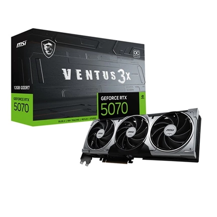 MSI GeForce RTX 5070 12G Ventus 3X OC videokártya