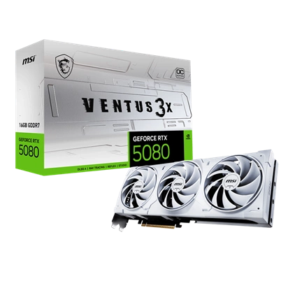 MSI GeForce RTX 5080 16G VENTUS 3X OC WHITE