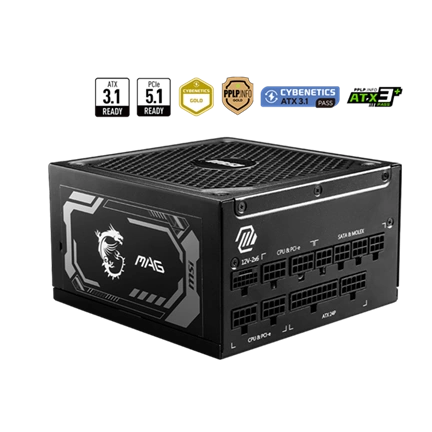 MSI MAG A1000GL ATX3.0 PCIe5.0 80Plus Gold