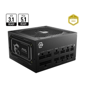 MSI MAG A750GL PCIE5 II tápegység - 750W, ATX3.1, PCIe5.1, 80 Plus Gold
