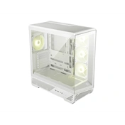 MSI MAG Pano 130R PZ White számítógépház - ATX, elöl / oldalt edzett üveg, 4db ARGB ventilátor