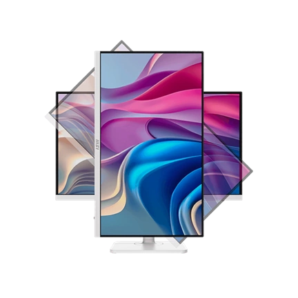 MSI Monitor Business Modern MD272UPHW 27" UHD, 3840x2160, 60Hz, IPS, 4ms, HDMI, DP, USB-C, Docking, White