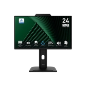 MSI Pro MP242PMG monitor - 23,8", FHD, IPS, 120Hz, webkamera, hangszórók, állítható magasság, pivot, elfordítható,