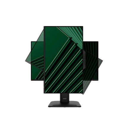 MSI Pro MP242PMG monitor - 23,8", FHD, IPS, 120Hz, webkamera, hangszórók, állítható magasság, pivot, elfordítható,