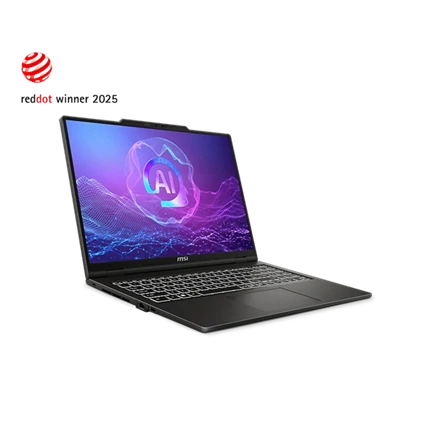MSI VenturePro 16 A2RWFG notebook - 16" 2048x1280 OLED 120Hz, Intel Core 7 240H, 16GB, 512GB, RTX 5060 8GB, nincs OS