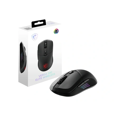 MSI Versa 300 Elite Wireless egér - 26000dpi, szimmetrikus