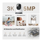 Mercusys MC230 Pan/Tilt AI Home Security Wi-Fi Camera
