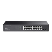 Mercusys MS116GS switch - 16db 1 gigabites port, asztali/rack, tartós fémház