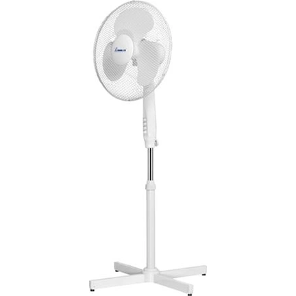 Momert 2357 álló ventilátor, 3 sebességfokozat, kereszt alakú láb, zajmentes működés, átmérő 40 cm (16”), zajszint 65dB