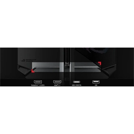 Mon Asus 34" ROG Swift PG34WCDM USB-C FreeSync Premium Pro, G-Sync - 800R - OLED