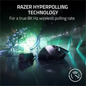 Mouse Razer DeathAdder V3 Pro + HyperPolling Wireless Dongle, Black