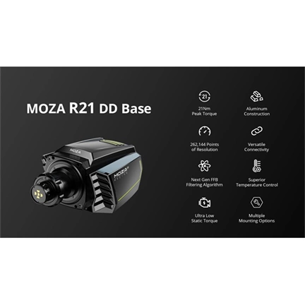 Moza Racing - R21 PC Bázis (Direct Drive, 21Nm, 21bit encoder)