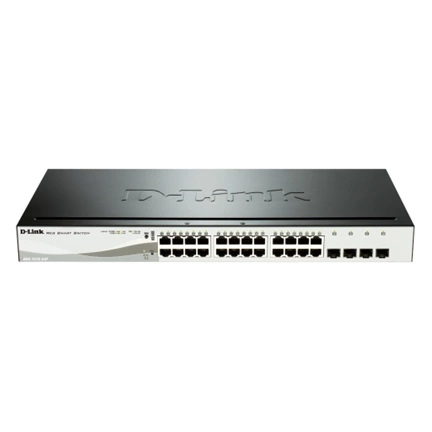 NET D-LINK DGS-1210-24P 24x1000Mbps Switch/4SFP smart PoE
