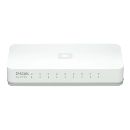 NET D-LINK GO-SW-8 nem menedzselt asztali 10/100 switch
