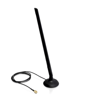 NET Delock WLAN 802.11 b/g/n Antenna RP-SMA 6.5 dBi Omnidirectional - mágneses talppal