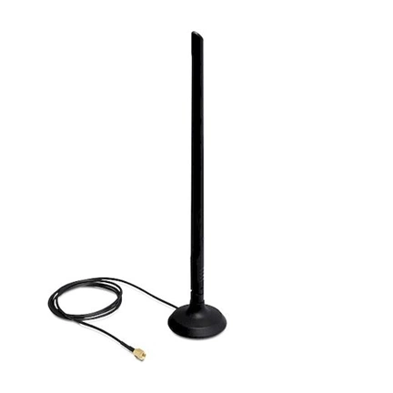 NET Delock WLAN 802.11 b/g/n Antenna RP-SMA 6.5 dBi Omnidirectional - mágneses talppal