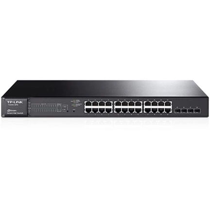 NET TP-LINK T1600G-28PS JetStream 24-Port Gigabit Smart PoE+ Switch with 4 SFP Slots NET TP-LINK T1600G-28PS JetStream 24-Port Gigabit Smart PoE+ Switch with 4 SFP Slots
