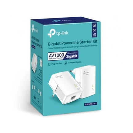 NET TP-LINK TL-PA7017 KIT AV1000 Gigabit Powerline Starter Kit
