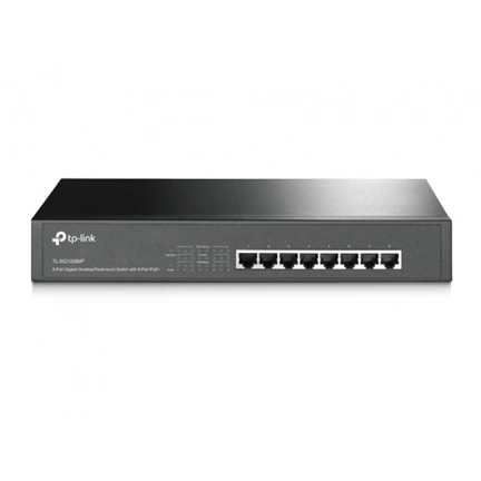 NET TP-LINK TL-SG1008MP 8-Port Gigabit Desktop/Rackmount with 8-Port PoE+