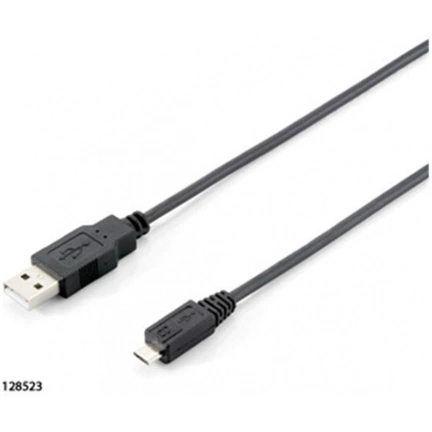 NONAME 128523 USB 2.0 A-microB kábel, apa/apa, 1,8m