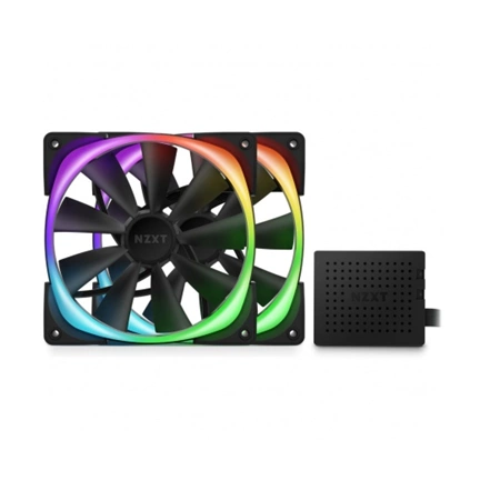 NZXT Aer RGB 2 140mm Twin Starter Pack - Matte Black