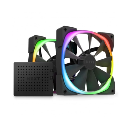 NZXT Aer RGB 2 140mm Twin Starter Pack - Matte Black