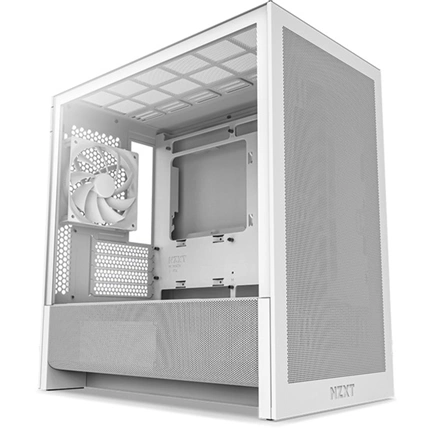 NZXT H3 Flow (2025) számítógépház - micro-ATX, fehér