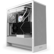 NZXT H5 Flow (2024) számítógépház, fehér