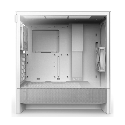 NZXT H5 Flow (2024) számítógépház, fehér