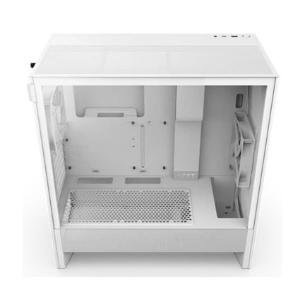 NZXT H5 Flow (2024) számítógépház, fehér