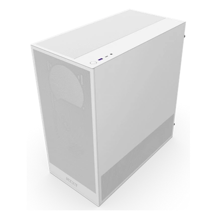 NZXT H5 Flow (2024) számítógépház, fehér