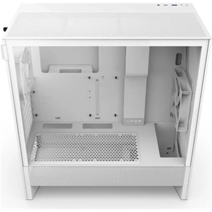 NZXT H5 Flow (2024) számítógépház, fehér