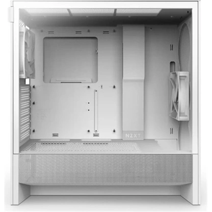 NZXT H5 Flow (2024) számítógépház, fehér