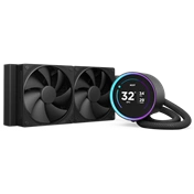 NZXT Kraken Elite 240 (2024) AiO vízhűtőrendszer LCD kijelzővel, fekete