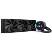 NZXT Kraken Elite 360 (2024) AiO vízhűtőrendszer LCD kijelzővel, fekete