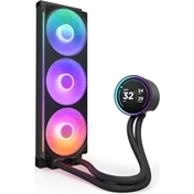 NZXT Kraken Elite 360 RGB (2024) AiO vízhűtőrendszer LCD kijelzővel, fekete