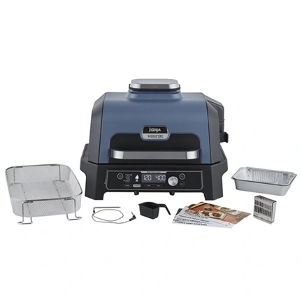 Ninja Woodfire Pro Connect XL Elektrischer Outdoor Grill & Smoker OG901EU