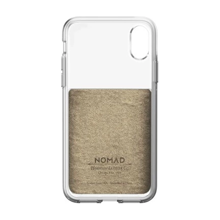 Nomad - Clear Case (iPhone X) mobiltelefon tok